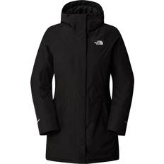 Binnenzak Jassen The North Face Brooklyn Parka Voor Dames - Grafietzwart