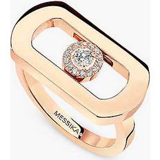 Messika Womens Diamond Ring - Pink Gold