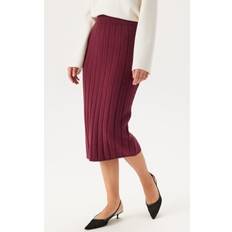 Gant L Skirts Gant Wide Ribbed Wool Skirt - Plumped Red