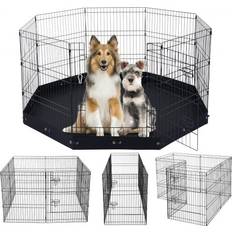 VEVOR Foldable Metal Dog Exercise Pen 8 Panels