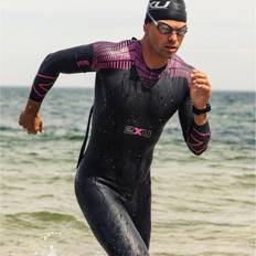 2XU Mens Propel Pro Wetsuit Black Punk Pink