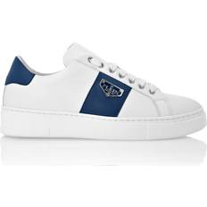 Philipp Plein Emblem Leather Low-Top Sneakers -