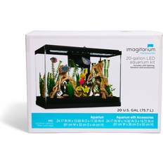 Pets Imagitarium LED Aquarium Kit 24.17" W x 17.35" H 20 Gallon