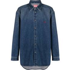 Diesel Herr Skjortor Diesel Casual Långärmad Denimskjorta - Blue