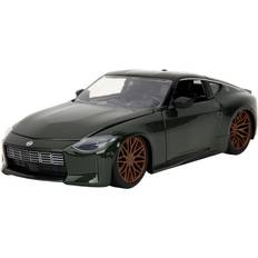 Scale Models & Model Kits Jada Nissan Z Dark Green Metallic with Black Top Fast X 2023 Movie Fast & Furious Series 1/24 Diecast Model Car