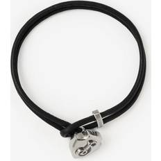 XS Bracelets Burberry B Shield Bracelet - Silver/Black