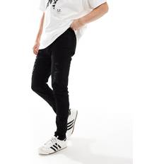 Distressed Slim Fit Jean - Black