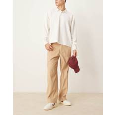 Abercrombie & Fitch Trousers Abercrombie & Fitch Baggy Linen Trouser Beige/Neutral