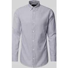 Jack & Jones Premium Freizeithemd Mit Knopfleiste Modell - Hellgrau