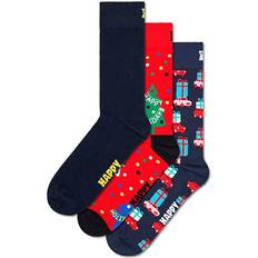 Happy Socks Holiday Tree Gift Set - Blue/Red