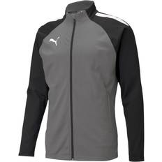Football - Grey Outerwear Puma TeamLIGA Training Jacket - Black