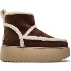 INUIKII Classic Low Shearling Winter Boots - Brown