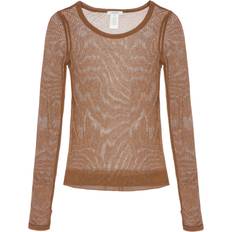 Amarillo Blusas LEMAIRE Seamless Long Sleeved Top - Brown