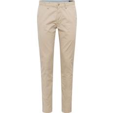 Polo Ralph Lauren Elastane/Lycra/Spandex Trousers Polo Ralph Lauren Bedford Cotton-Blend Flat-Front Trousers - Tan