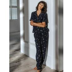 Pyjamas Chelsea Peers Cheesecloth Stars Set - Navy