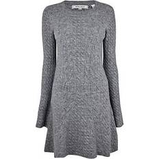 Jack Wills Cable Mini Dress - Grey