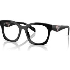 Briller & Læsebriller Prada Acetat Solbriller ONE SIZE Sort