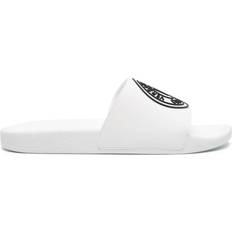 Versace Jeans Couture Slippers & Sandals Versace Jeans Couture V-Emblem Moulded Footbed Slides - White