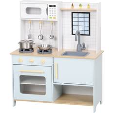 Kinderküche mit Mikrowelle Blau