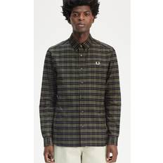 Fred Perry Men Shirts Fred Perry Brushed Oxford Tartan Shirt -