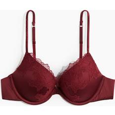 H&M Bras H&M Microfiber Lace Push-Up Bra - Red