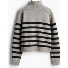 H&M Turtleneck Sweaters H&M Mock Turtleneck Sweater - Brown