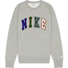 Nike Club Men's Crew - Dark Grey Heather/White