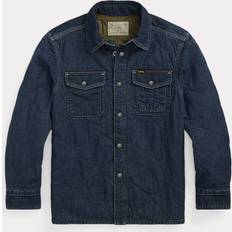 Ralph Lauren Men Outerwear Ralph Lauren Quilted Denim Shirt Jacket - Lavietes Blue