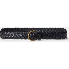 Ralph Lauren Men Belts Ralph Lauren Braided Calfskin Belt - Black