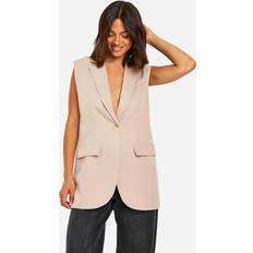 Marrón - Mujer Chalecos Bella Dahl Cinch Back Vest - Beige