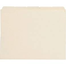 Business Source File Folder 1/5-Cut Tab 3/4-Inch 11 Pt Ltr