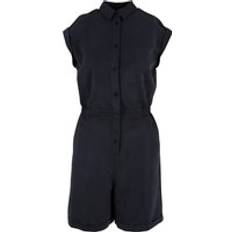 Dam Jumpsuits & Overaller Urban Classics UC Ladies UC Viscose Twill Jumpsuit - Black