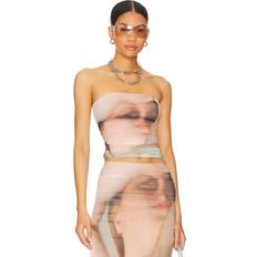 Rose Gold - Woman Tops Pasquina Strapless Top - Rose Gold