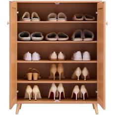 VEVOR VEVOR Rattan Cabinet 5 Tiers Shoe Rack