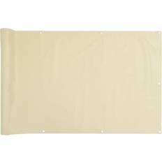 PVC/Plastic Screenings vidaXL Cream Garden Privacy Screen 600 x 90 cm 60x90cm