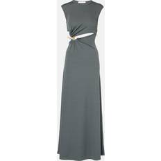 Stål Klänningar Christopher Esber Concave Maxi Dress - Stone