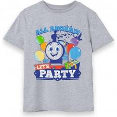 Let's Party T-shirt Grå