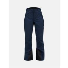 Blåa - Dam - Skidor Byxor Peak Performance W Anima Pants - Blue Shadow