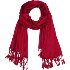 CTM Classic Pashmina Shawl Wraps - Burgundy