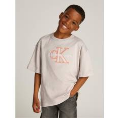 Calvin Klein Children's Clothing Calvin Klein Outlined Fleece Mono T-shirt - Grey