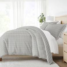 Linen Market Twin Gray Duvet Cover