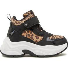 Leaf Narken Leopard Sneakers - Svart