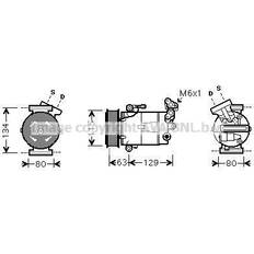 Prasco Kompressor Klimatanlaggning R134a