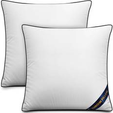 Microfiber Complete Decoration Pillows Utopia Bedding Throw Pillow Inserts Pack of 2 22 x 22 Inches Complete Decoration Pillows White, Blue (55.9x55.9cm)