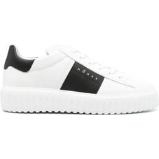 Hogan Shoes Hogan H-Stripes Leather Sneakers - White