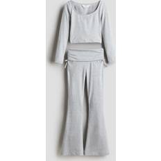 H&M Jente 2-Piece Jersey Set - Grå