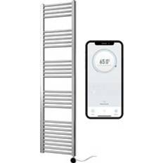 Heated Towel Rails Manissa Electric Smart Heated Towel Rail 400mm W x 1600mm H Chrome
