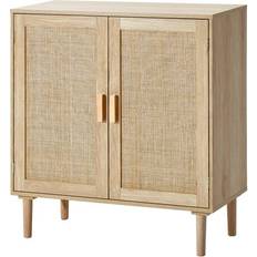 VEVOR Rattan With 2 Magnetic Doors Storage Cabinet