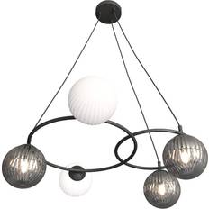 Belysning Libra Libra 5 Pendel Svart Vit Grafit Pendellampa