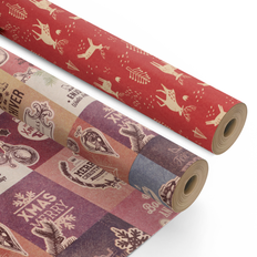 Cheap Wrapping Paper & Gift Wrapping Supplies Christmas Wrapping Paper Roll 2 Pack